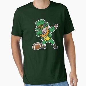 Dab Dabbing Leprechaun St. Patrick_s Day Rugby T-Shirt